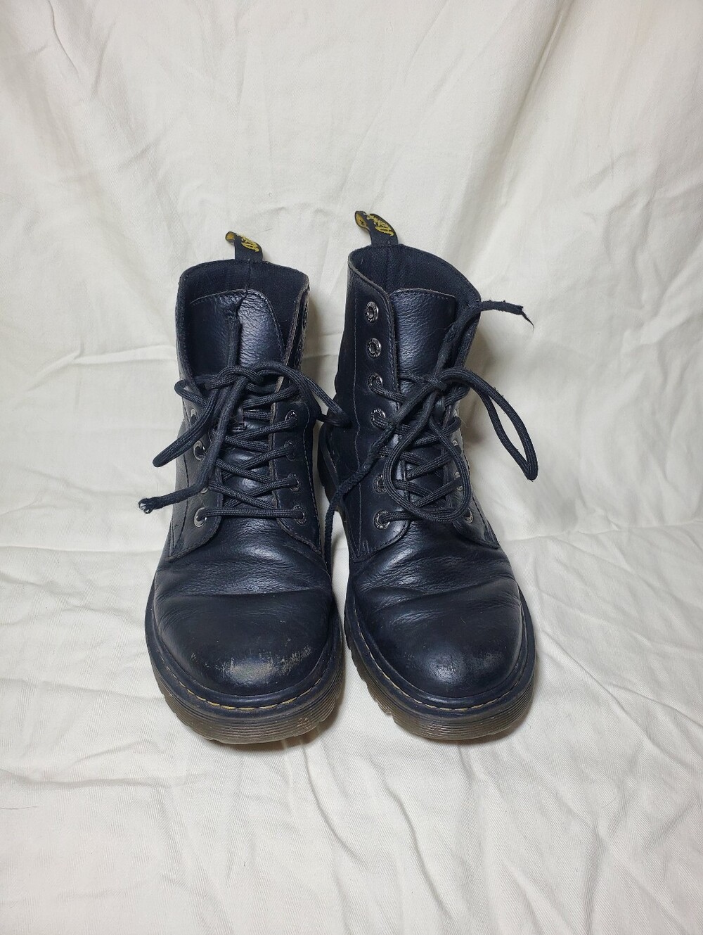 Dr. Martens Black Luana Lace-Up Ankle Boots Womens 9